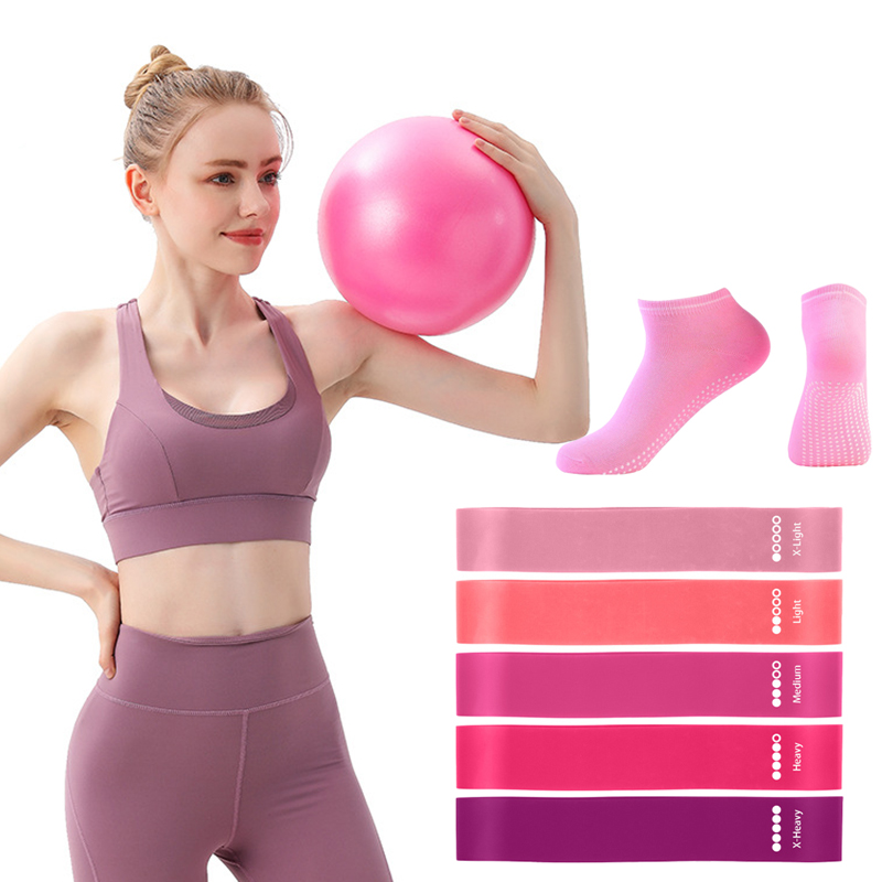 Pilates Yoga Ball Workout - Наборы носков с мячом для пилатеса,