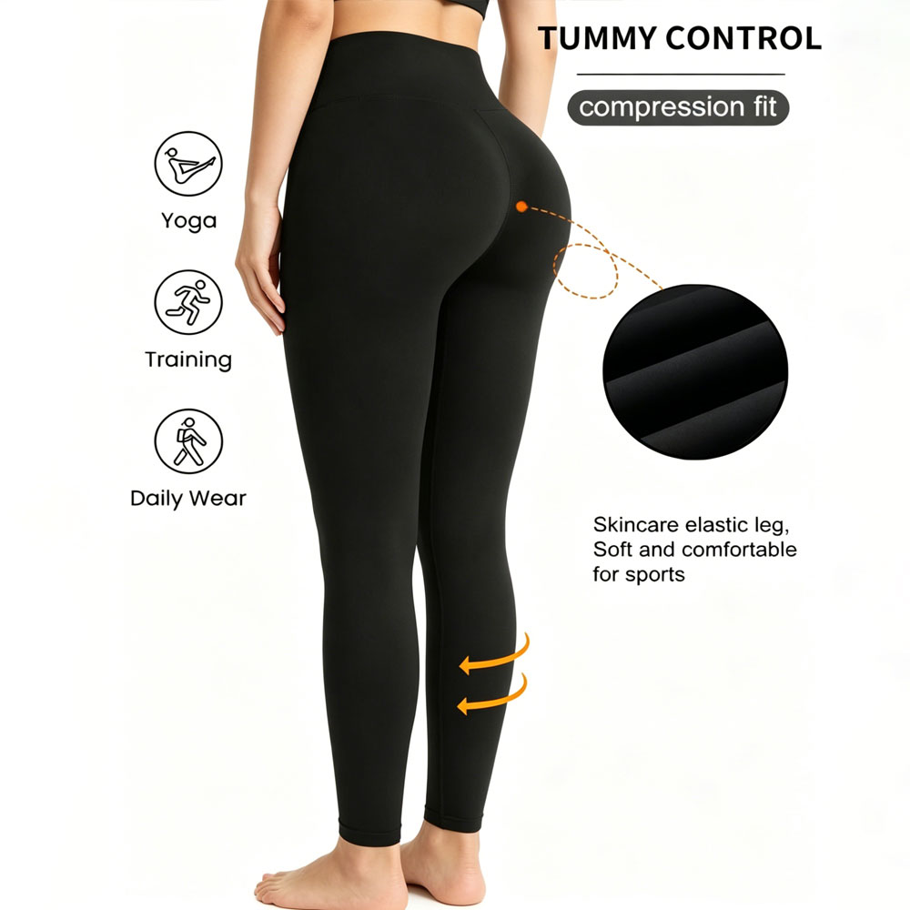 Pilates Yoga Legging - Женские высокоэластичные леггинсы с эффектом подтяжки