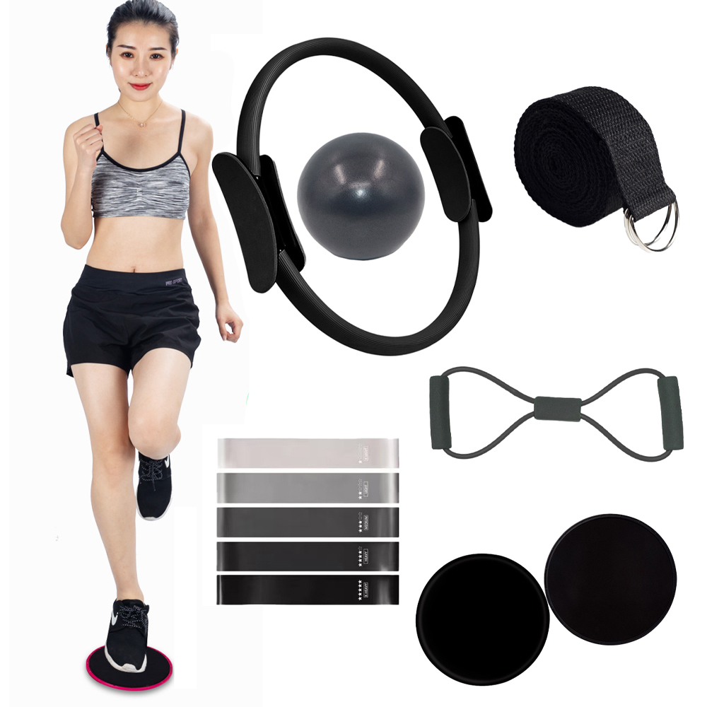 Pilates Yoga Ball Workout - 11 шт. набор оборудования для пилатеса,