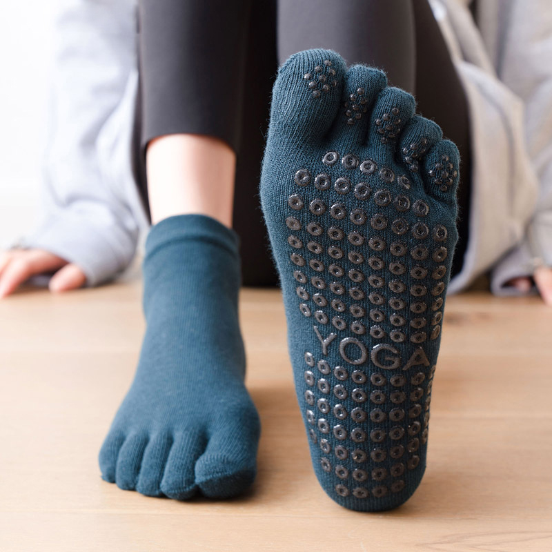 Pilates Yoga Fitness - Нескользящие женские носки для пилатеса, силиконовые