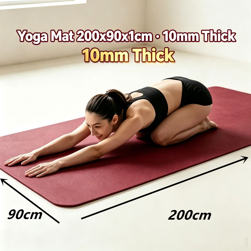 Pilates Yoga Mat Workout - Коврик для йоги 200*90 см, высокоэластичный
