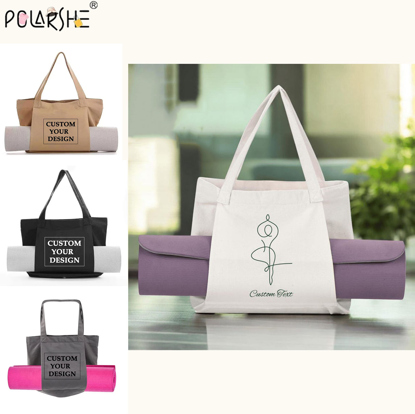 Изготовленная на заказ сумка д – обзор и цена Yoga Mat Bag Carrier