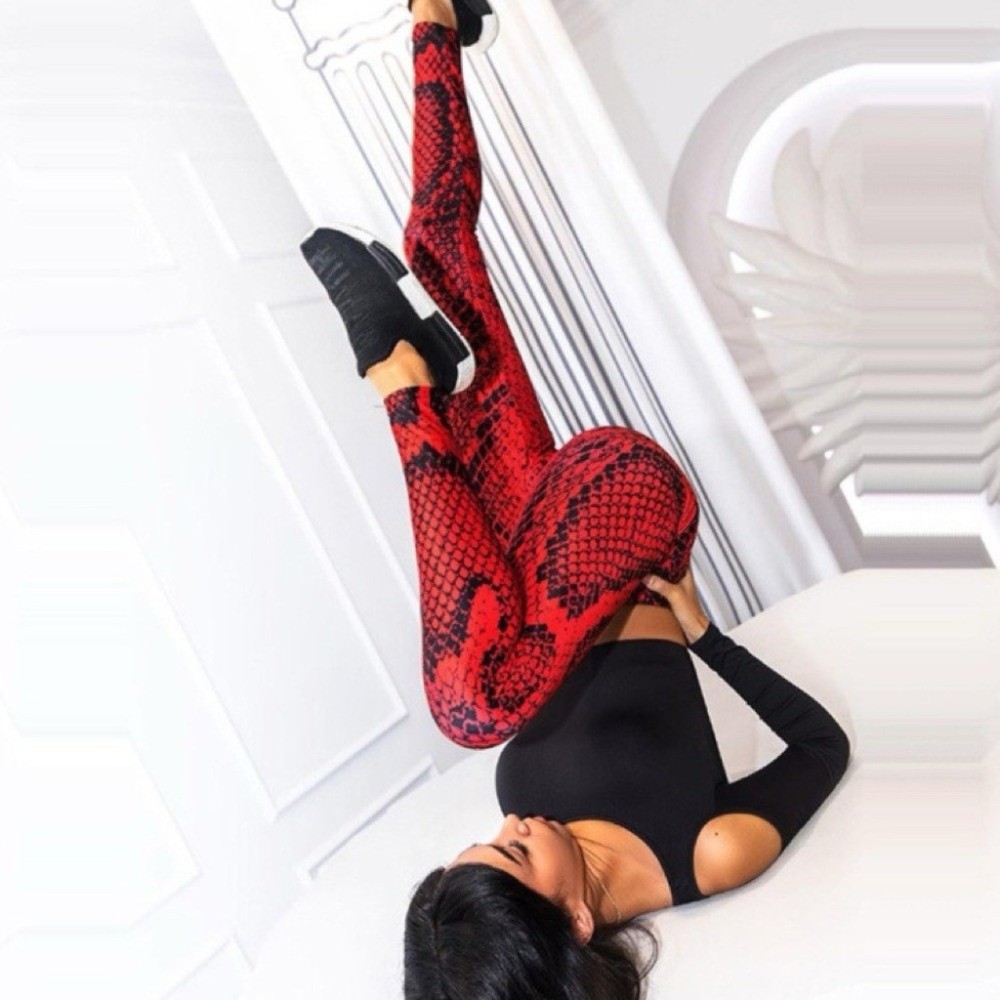 Леггинсы с принтом под змеиную – обзор и цена Pilates Yoga Legging