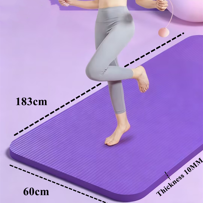 Нескользящий тренировочный ков – обзор и цена Pilates Yoga Mat Workout